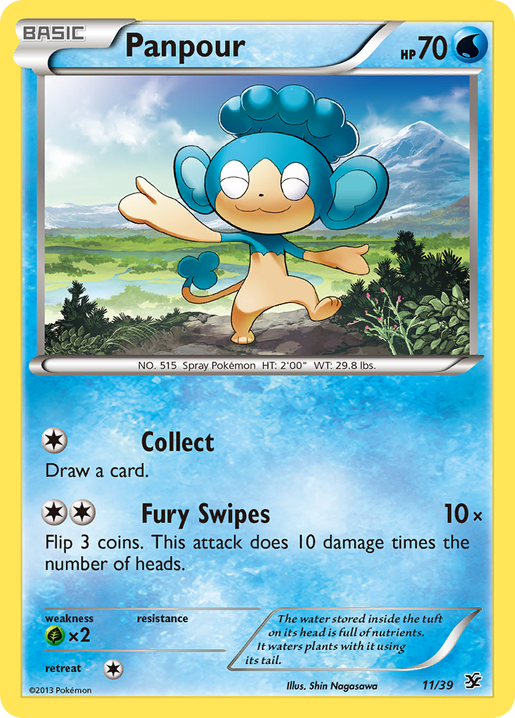 Panpour (11/39) [XY: Kalos Starter Set] | Enigma On Main