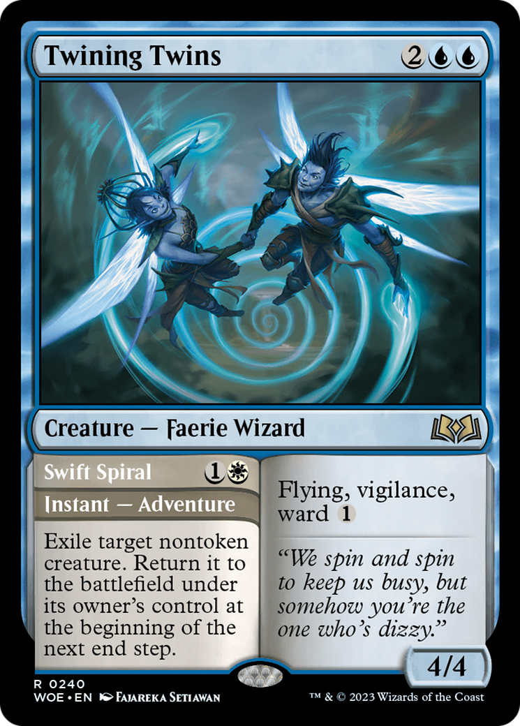 Twining Twins // Swift Spiral [Wilds of Eldraine] | Enigma On Main