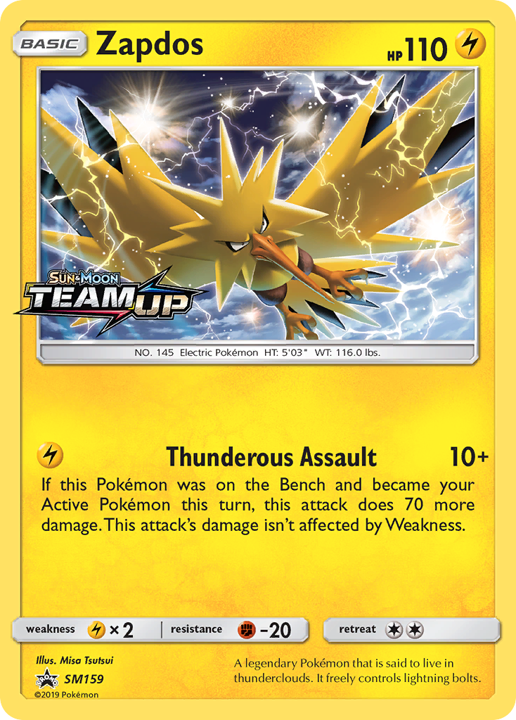 Zapdos (SM159) [Sun & Moon: Black Star Promos] | Enigma On Main