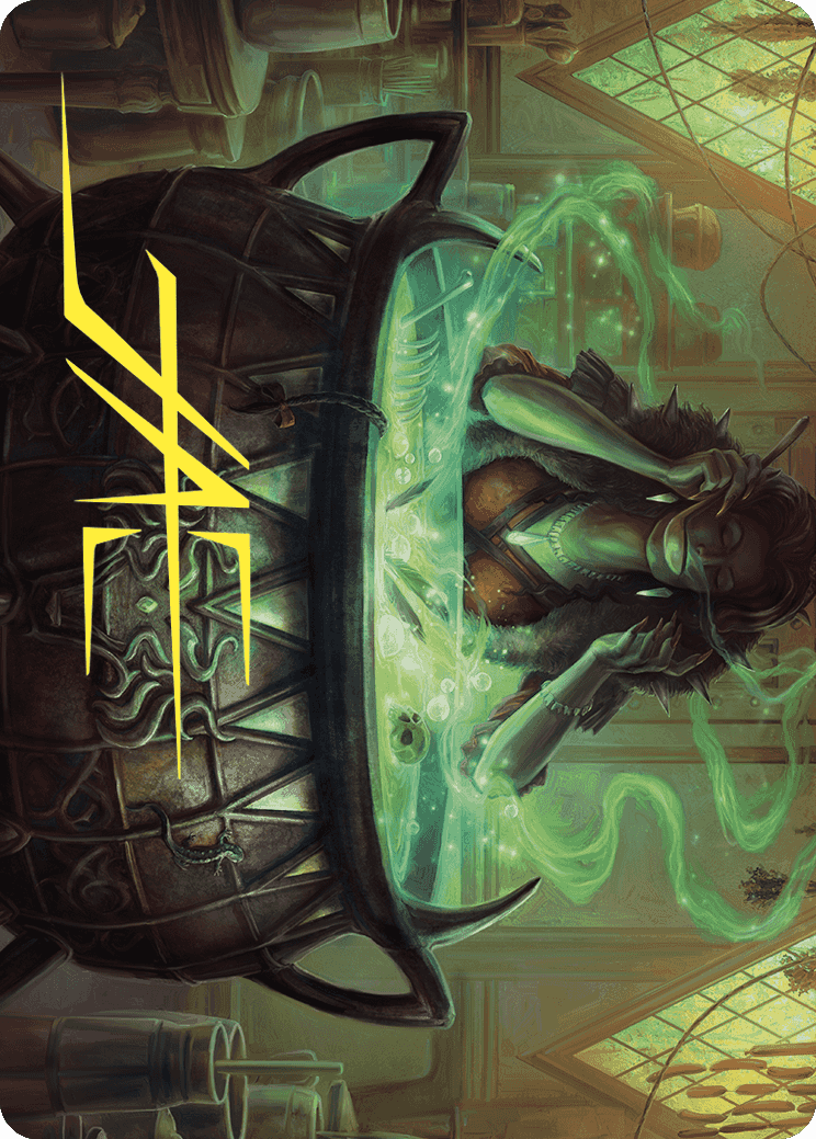 Agatha's Soul Cauldron Art Card (Gold-Stamped Signature) [Wilds of Eldraine Art Series] | Enigma On Main