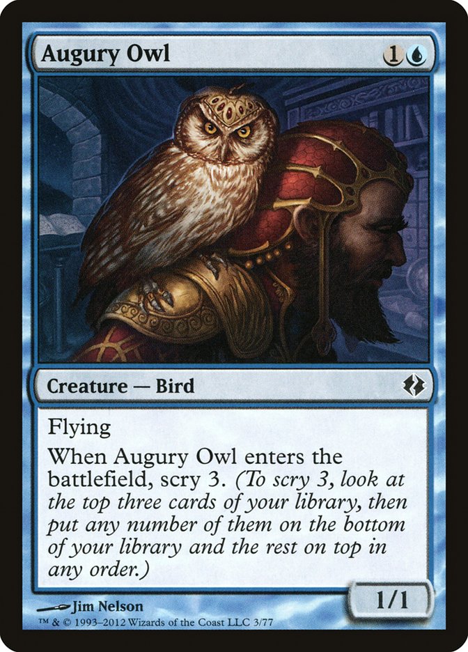 Augury Owl [Duel Decks: Venser vs. Koth] | Enigma On Main