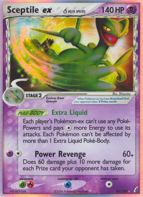 Sceptile ex (96/100) (Delta Species) [EX: Crystal Guardians] | Enigma On Main