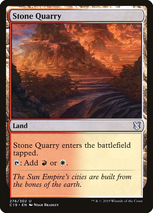 Stone Quarry [Commander 2019] | Enigma On Main