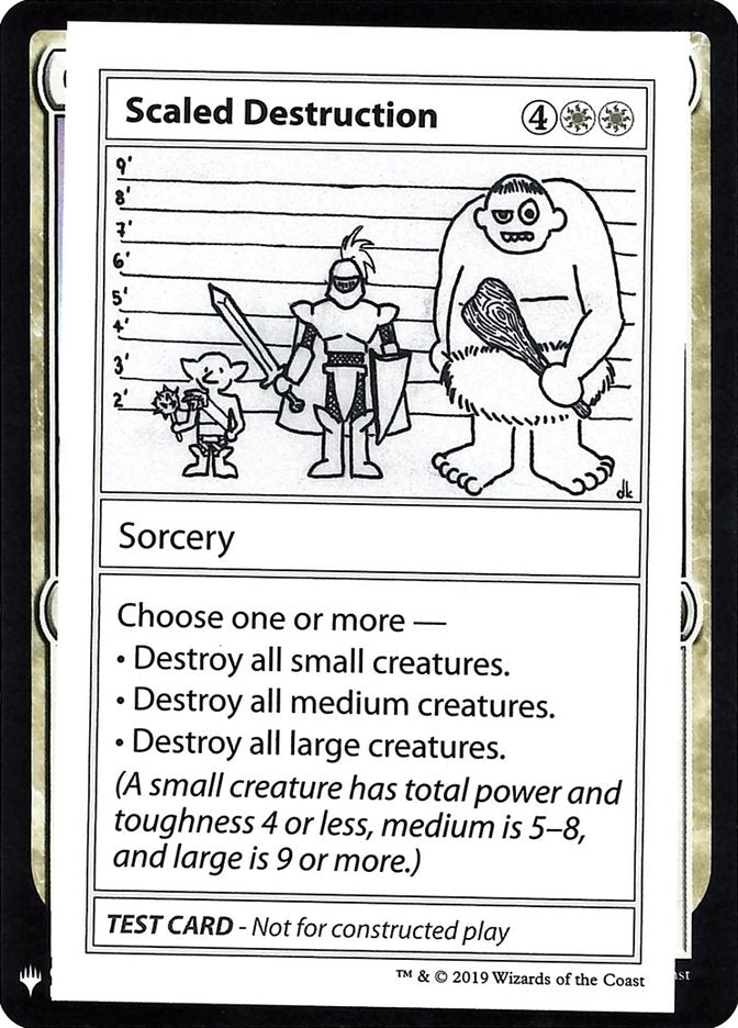 Scaled Destruction [Mystery Booster Playtest Cards] | Enigma On Main