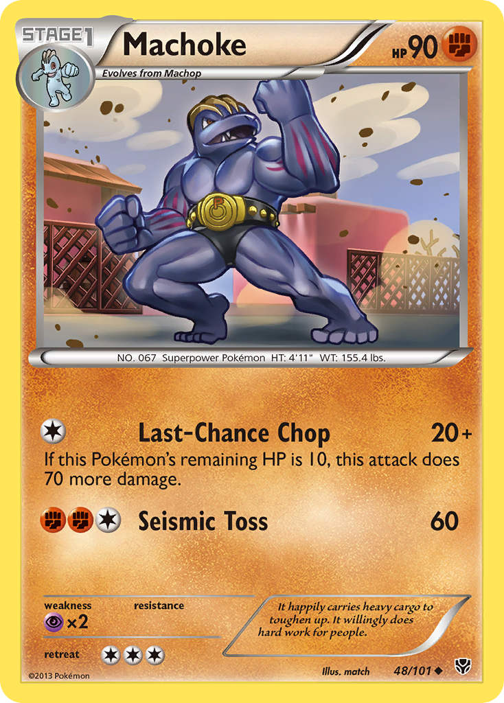 Machoke (48/101) [Black & White: Plasma Blast] | Enigma On Main