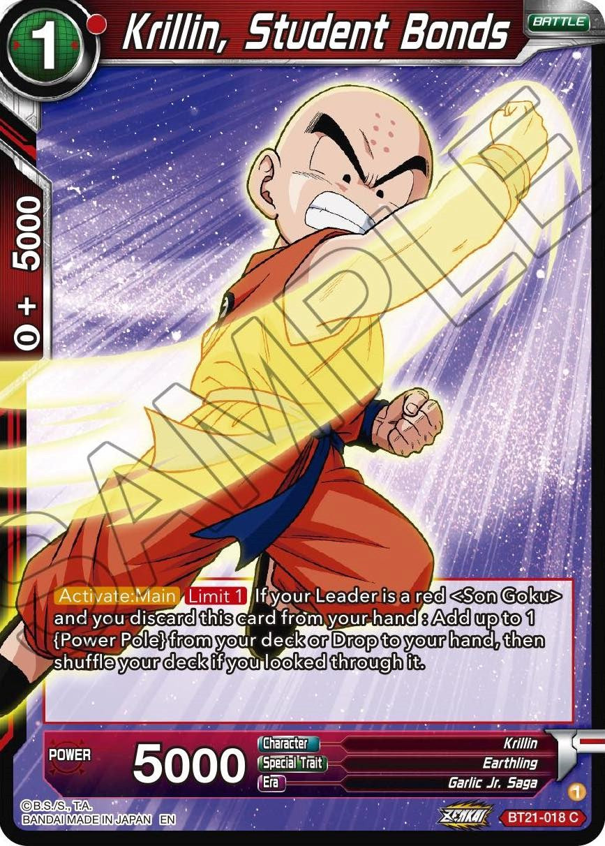 Krillin, Student Bonds (BT21-018) [Wild Resurgence] | Enigma On Main