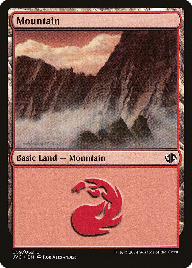 Mountain (61) [Duel Decks Anthology] | Enigma On Main