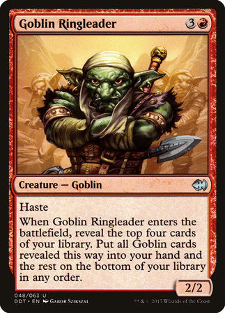 Goblin Ringleader [Duel Decks: Merfolk vs. Goblins] | Enigma On Main