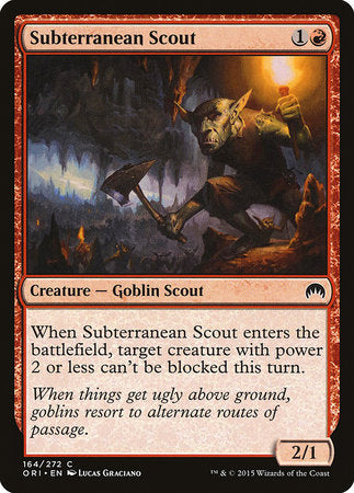 Subterranean Scout [Magic Origins] | Enigma On Main