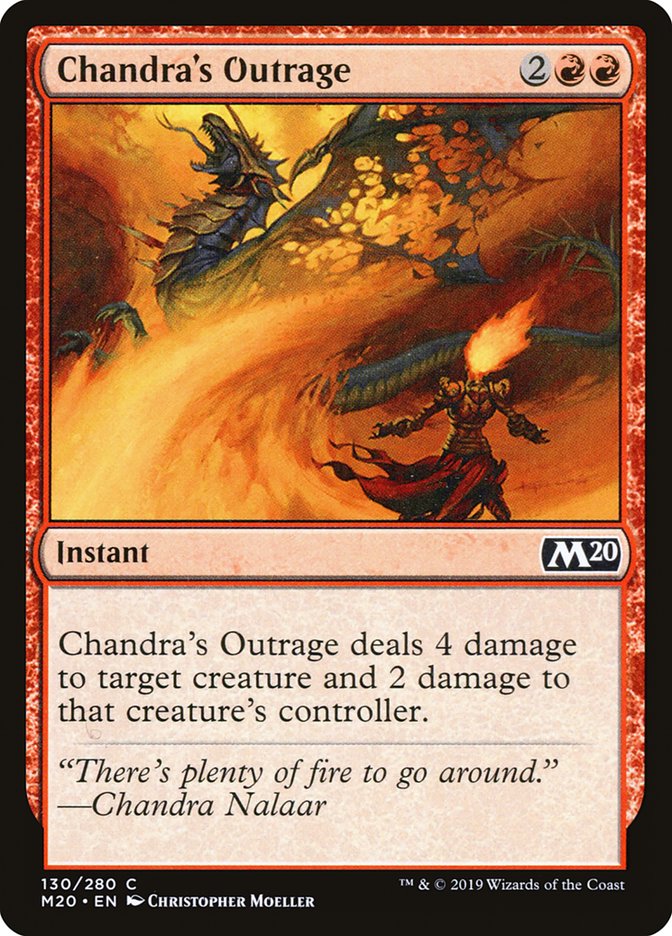 Chandra's Outrage [Core Set 2020] | Enigma On Main