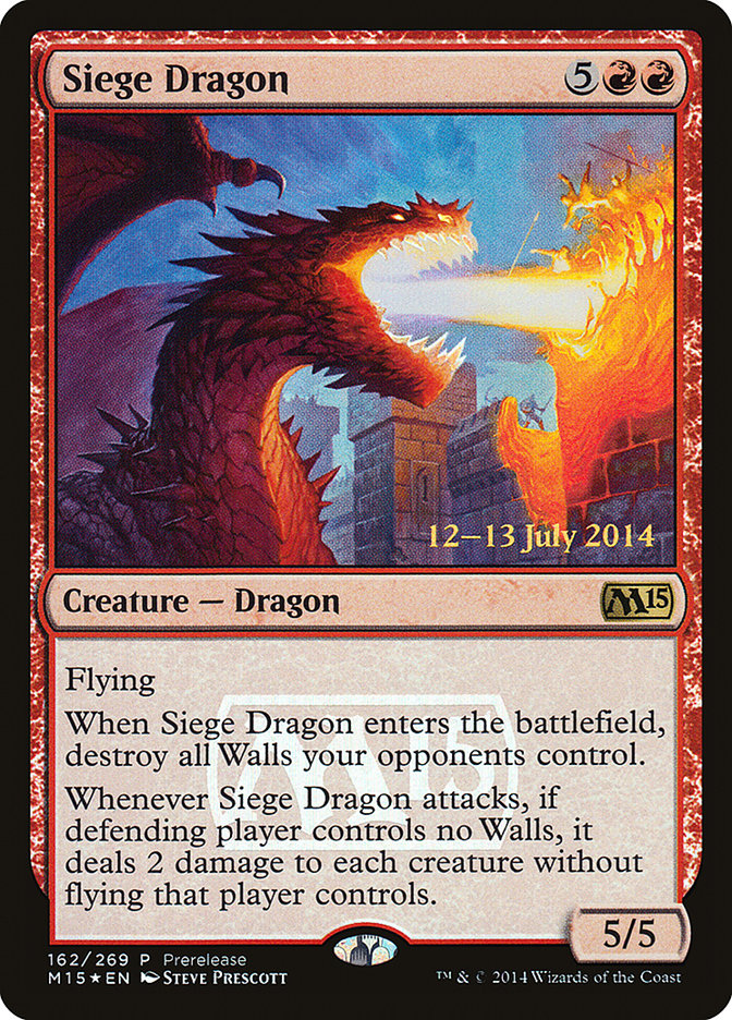 Siege Dragon [Magic 2015 Promos] | Enigma On Main