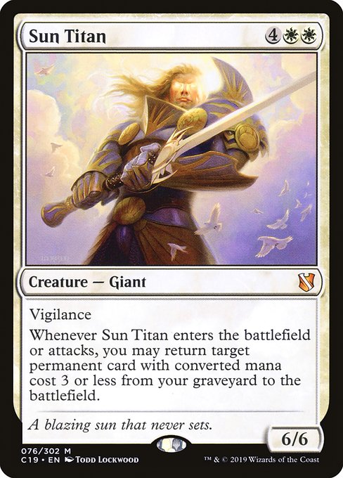 Sun Titan [Commander 2019] | Enigma On Main