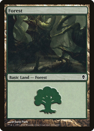 Forest (247a) [Zendikar] | Enigma On Main