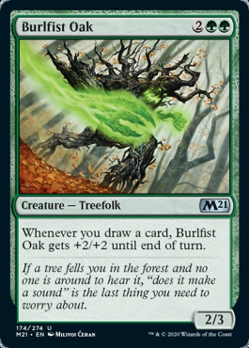 Burlfist Oak [Core Set 2021] | Enigma On Main