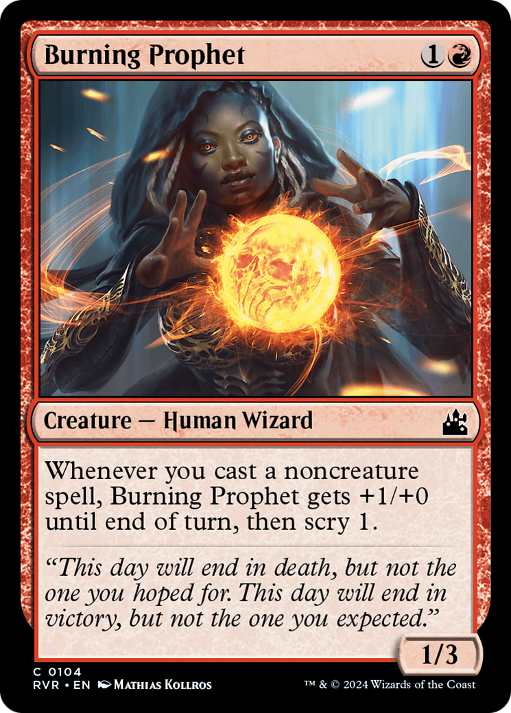 Burning Prophet [Ravnica Remastered] | Enigma On Main