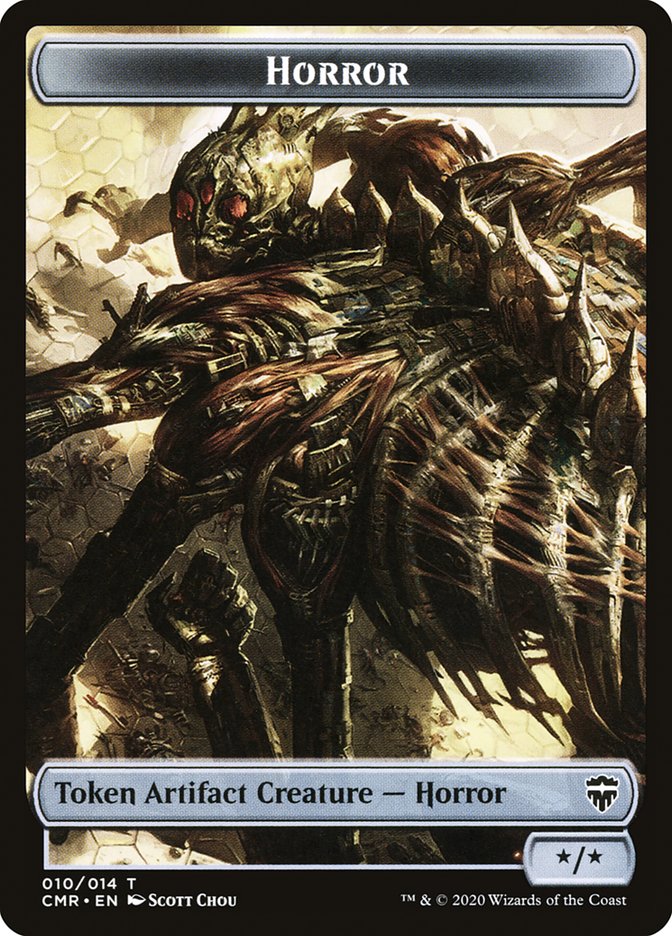 Horror Token [Commander Legends Tokens] | Enigma On Main