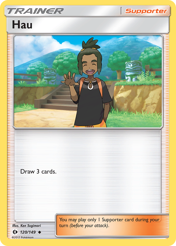 Hau (120/149) [Sun & Moon: Base Set] | Enigma On Main