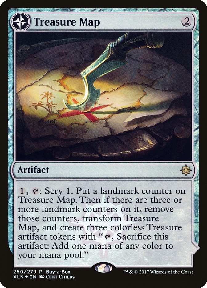 Treasure Map // Treasure Cove (Buy-A-Box) [Ixalan Treasure Chest] | Enigma On Main