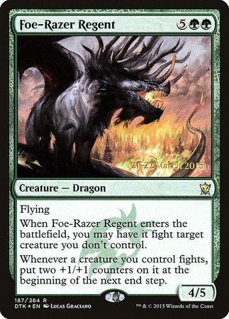 Foe-Razer Regent [Dragons of Tarkir Promos] | Enigma On Main