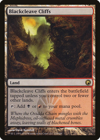 Blackcleave Cliffs [Scars of Mirrodin] | Enigma On Main