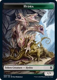 Hydra // Illusion Double-sided Token [Zendikar Rising Tokens] | Enigma On Main