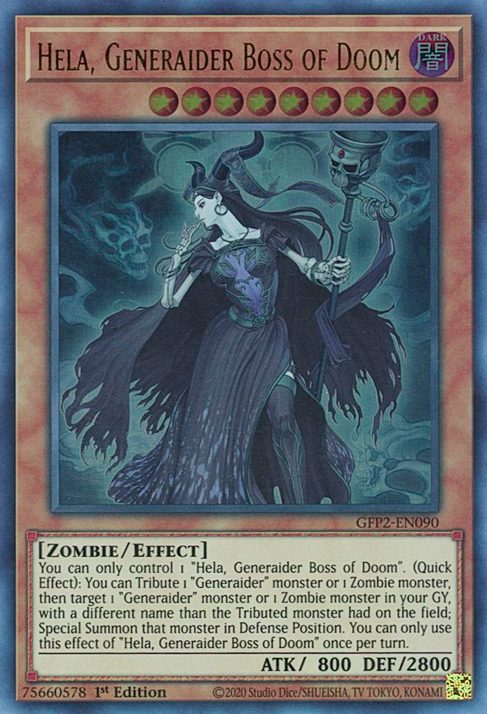 Hela, Generaider Boss of Doom [GFP2-EN090] Ultra Rare | Enigma On Main