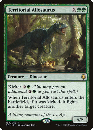 Territorial Allosaurus [Dominaria] | Enigma On Main