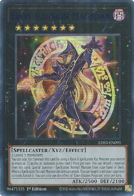 Ebon Illusion Magician (Blue) [LDS3-EN091] Ultra Rare | Enigma On Main