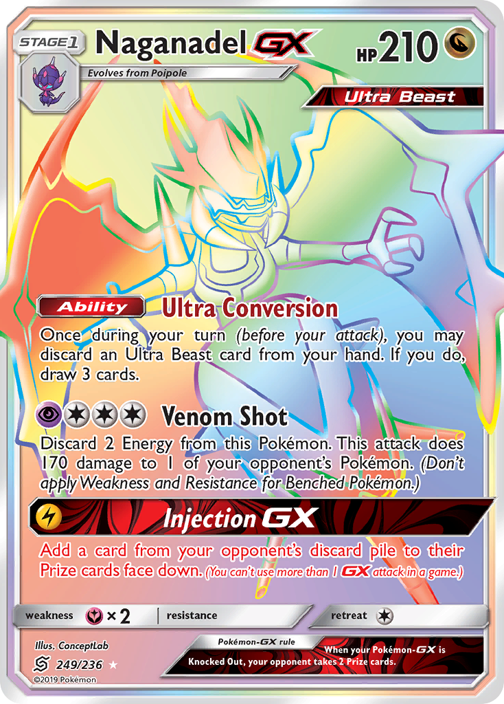 Naganadel GX (249/236) [Sun & Moon: Unified Minds] | Enigma On Main