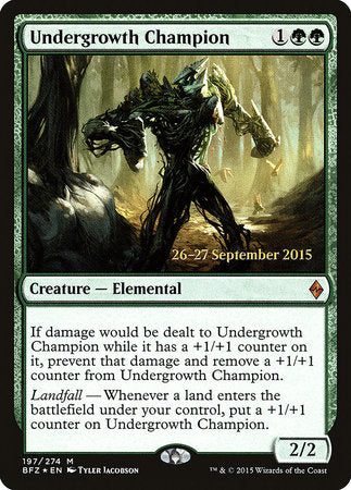 Undergrowth Champion [Battle for Zendikar Promos] | Enigma On Main