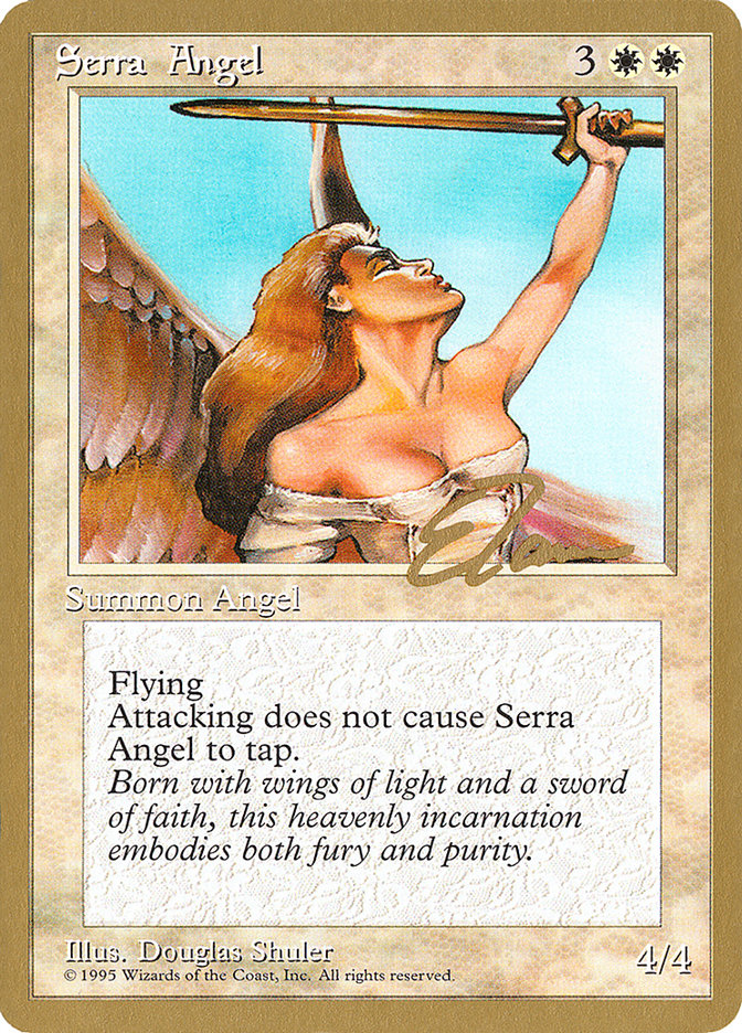 Serra Angel (Eric Tam) [Pro Tour Collector Set] | Enigma On Main