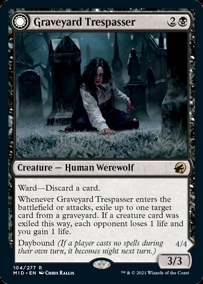 Graveyard Trespasser // Graveyard Glutton [Innistrad: Midnight Hunt] | Enigma On Main