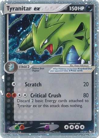 Tyranitar ex (17/17) (Holo) [POP Series 1] | Enigma On Main