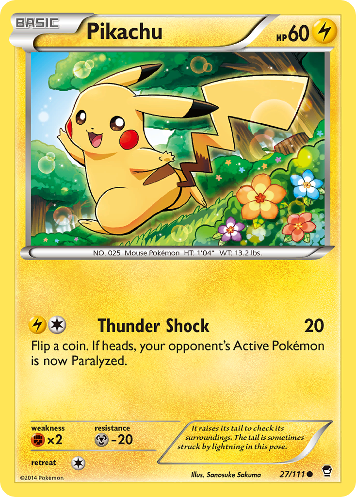 Pikachu (27/111) [XY: Furious Fists] | Enigma On Main