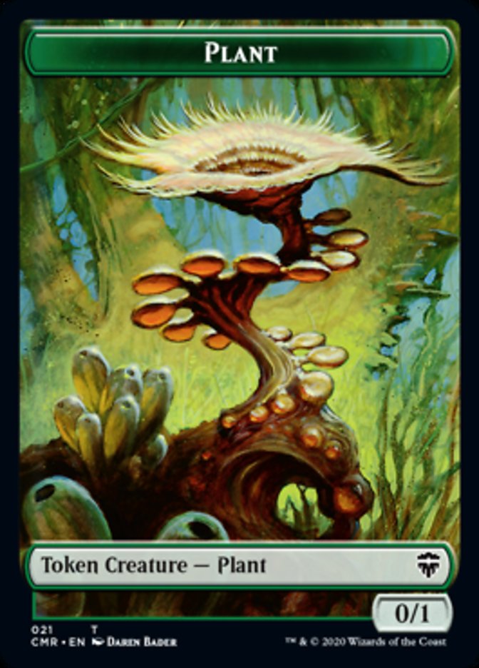 Illusion // Plant Token [Commander Legends Tokens] | Enigma On Main