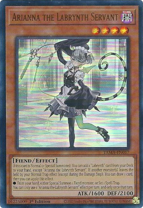 Arianna the Labrynth Servant [TAMA-EN017] Ultra Rare | Enigma On Main