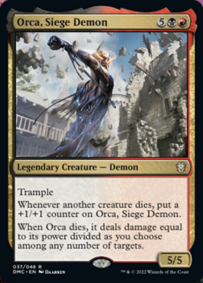 Orca, Siege Demon [Dominaria United Commander] | Enigma On Main