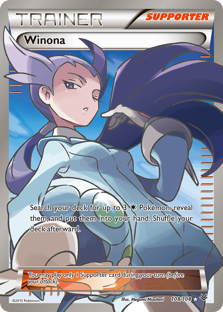 Winona (108/108) [XY: Roaring Skies] | Enigma On Main