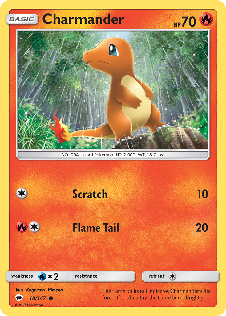 Charmander (18/147) [Sun & Moon: Burning Shadows] | Enigma On Main