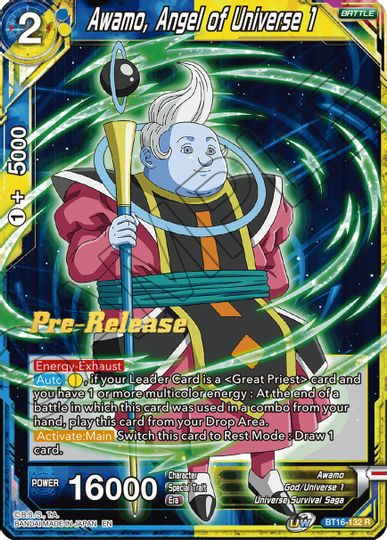 Awamo, Angel of Universe 1 (BT16-132) [Realm of the Gods Prerelease Promos] | Enigma On Main