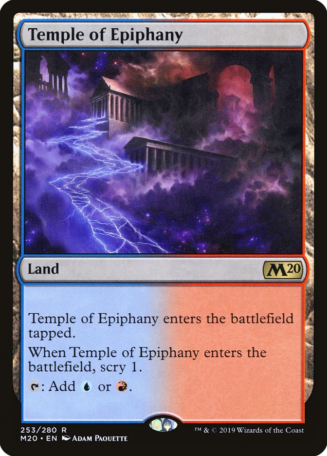 Temple of Epiphany [Core Set 2020] | Enigma On Main