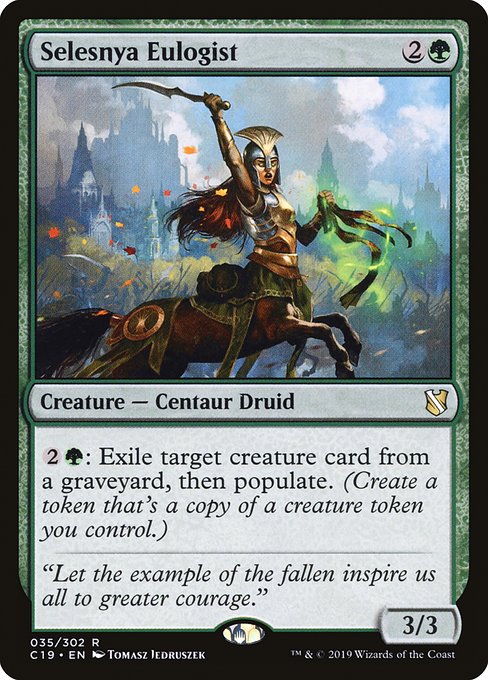 Selesnya Eulogist [Commander 2019] | Enigma On Main