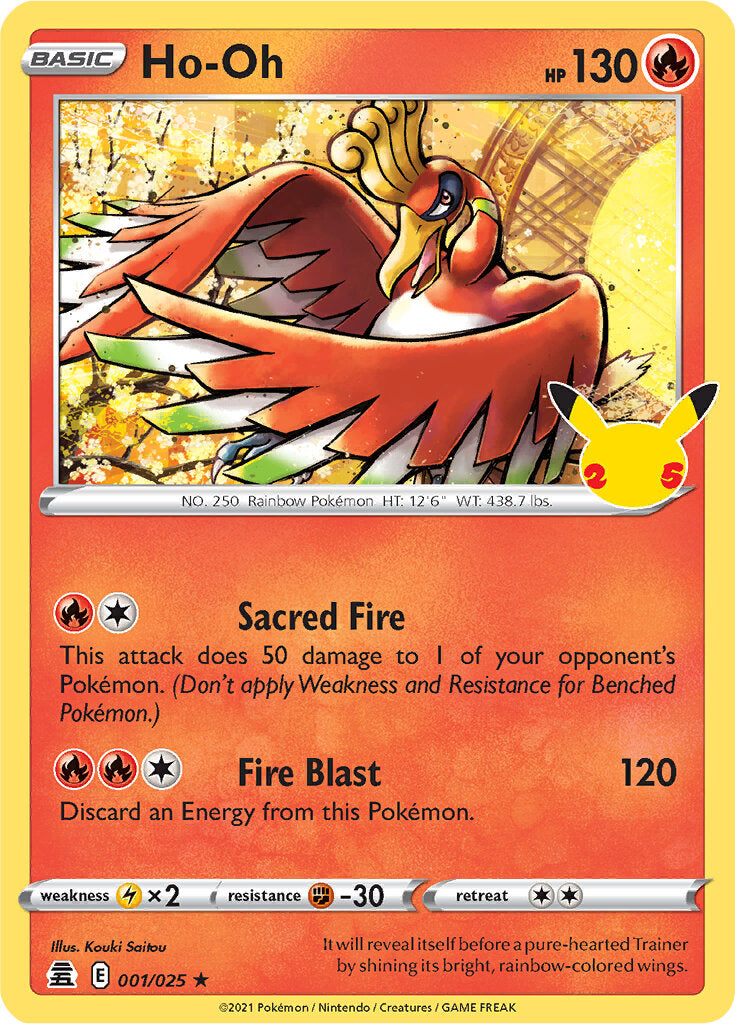 Ho-oh (001/025) [Celebrations: 25th Anniversary] | Enigma On Main