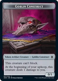 Goblin Construct // Kor Warrior Double-sided Token [Zendikar Rising Tokens] | Enigma On Main