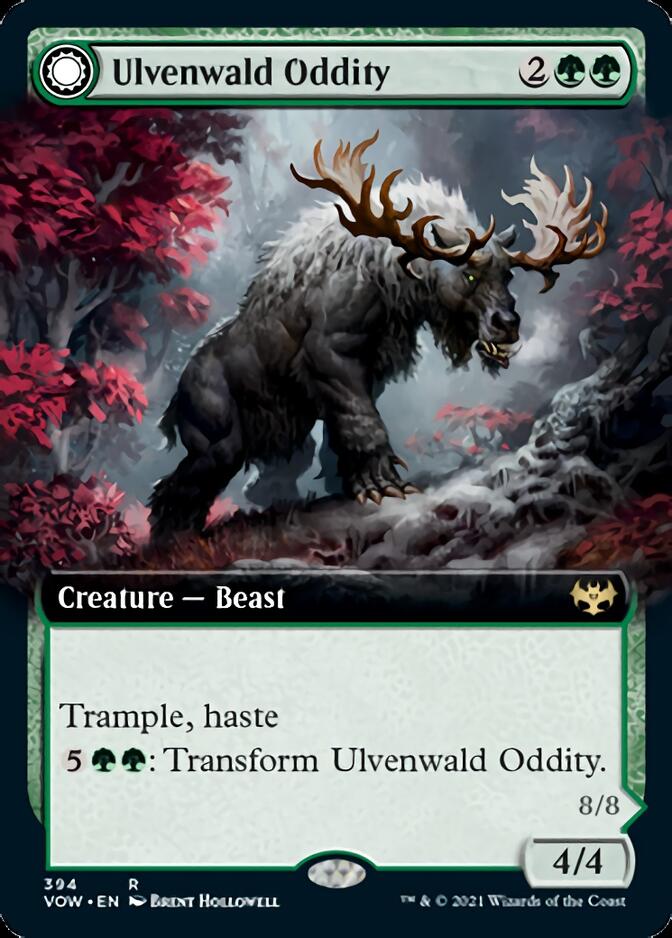 Ulvenwald Oddity // Ulvenwald Behemoth (Extended) [Innistrad: Crimson Vow] | Enigma On Main