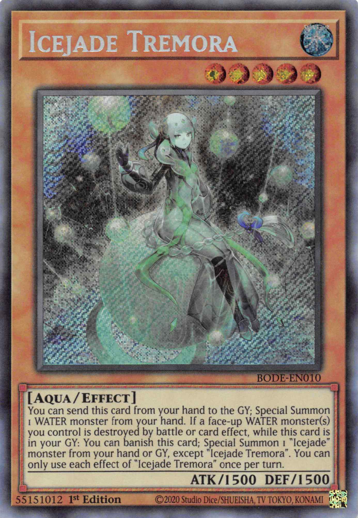 Icejade Tremora [BODE-EN010] Secret Rare | Enigma On Main