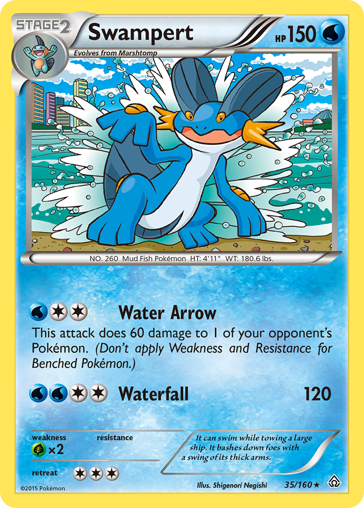 Swampert (35/160) [XY: Primal Clash] | Enigma On Main