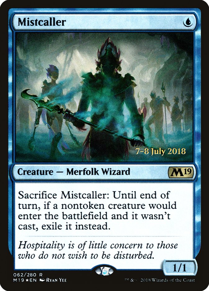 Mistcaller  [Core Set 2019 Prerelease Promos] | Enigma On Main