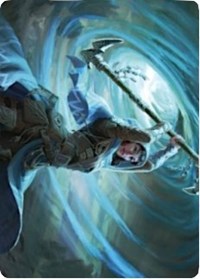 Sea Gate Stormcaller Art Card [Zendikar Rising Art Series] | Enigma On Main