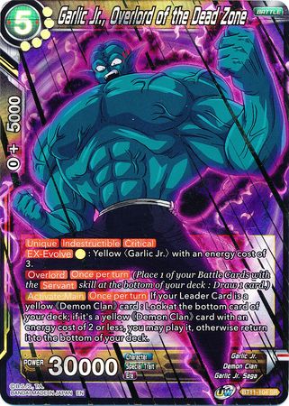 Garlic Jr., Overlord of the Dead Zone (BT11-104) [Vermilion Bloodline 2nd Edition] | Enigma On Main